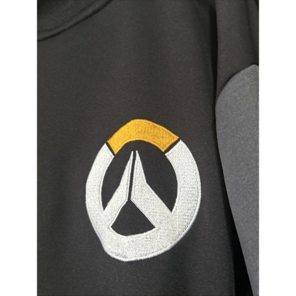 Overwatch Varsity Jacket XL Blizzard Entertainment Hoodie Sweater Snap Button Sz - Picture 8 of 11